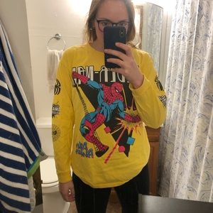 Vintage style Spider-Man graphic tee